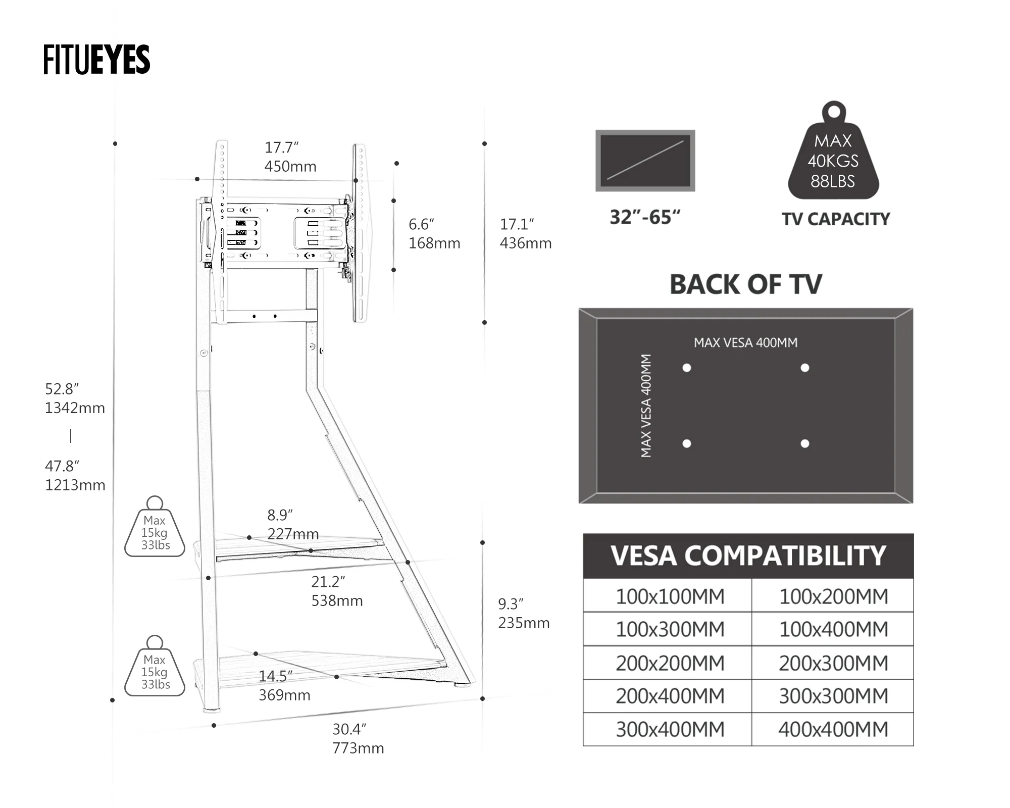 Eiffel Series Collection TV Stand - Image 30