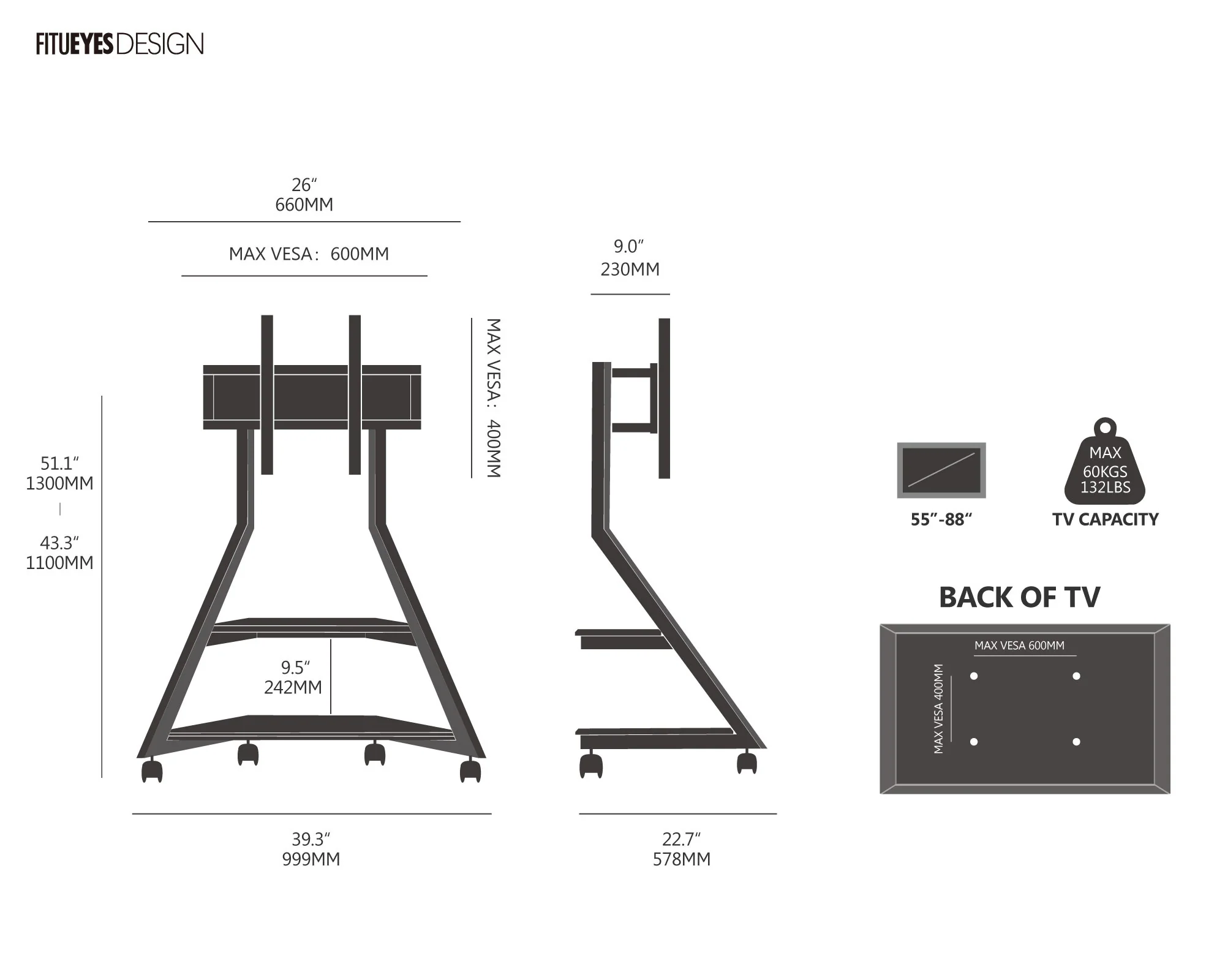 Outdoor TV Stand Eiffel Collection - Image 43